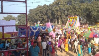 Photo of पंचकोसी परिक्रमा के दूसरे दिन नदांव स्थित नर्वदेश्वर महादेव का श्रद्धालुओं ने किया जलाभिषेक  