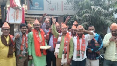 Photo of बगेन मंडल के कार्यकर्ताओं ने भाजपा की जीत पर मनायी खुशी 