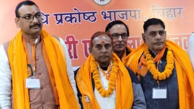 Photo of भाजपा विधि प्रकोष्ठ के जिला संयोजक सुमन श्रीवास्तव हुए सम्मानित..    