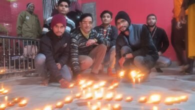 Photo of आईमास कंप्यूटर के छात्र- छात्राओं ने जय श्री राम के नारे के साथ दीपों को किया प्रज्वलित !