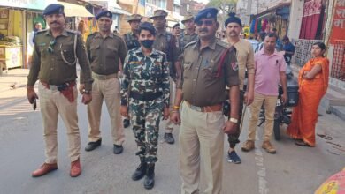 Photo of होली व लोकसभा चुनाव को लेकर निकाला गया फ्लैग मार्च