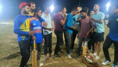 Photo of नाइट क्रिकेट टूर्नामेंट में दुर्गावती ने सरेवा को 17 रनों से हराया ..
