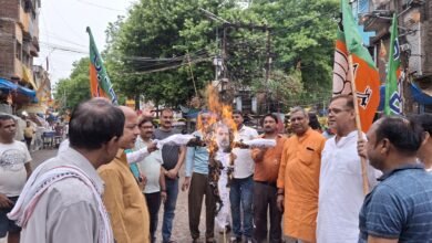 Photo of भाजपा कार्यकर्ताओं ने फूंका राहुल गांधी का पुतला..