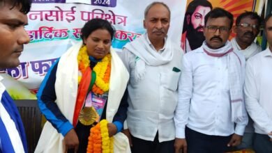 Photo of स्वर्ण पदक विजेता पंचरतना कुमारी का धनसोई में हुआ भव्य स्वागत …