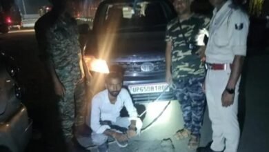 Photo of ईटाढ़ी के लोहंदी का रहने वाला तस्कर 40 पेटी शराब के साथ दुर्गावती मे गिरफ्तार…