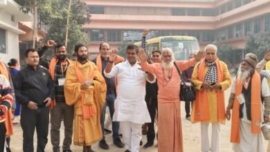 Photo of अयोध्या से निकली श्रीराम बारात का भाजपा नेता अमित पांडेय ने बक्सर मे किया स्वागत ..