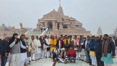 Photo of एनडीए की शानदार जीत के बाद भाजपा कार्यकर्ताओं ने अयोध्या में किया श्रीराम दर्शन   